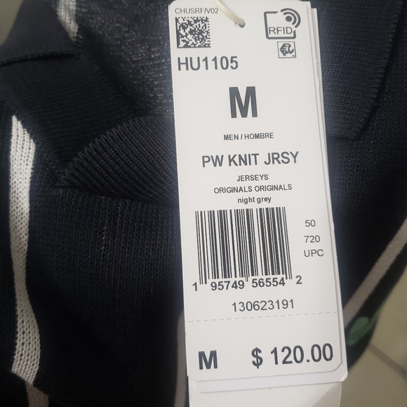 Adidas X Pharrell Williams Humanrace Hu Night Gray Knit Jersey Medium HU1105 - Picture 6 of 11